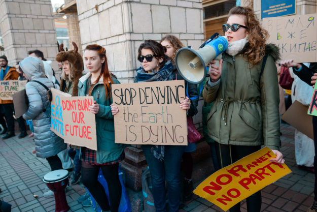 “There is no Planet B” - Ukrainian youth organised a climate strike