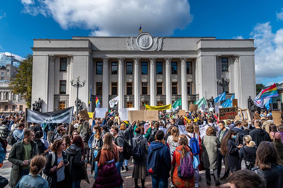 climate march 2021 in Ukraine, Kyiv climate march 2021 in Ukraine, Kyiv