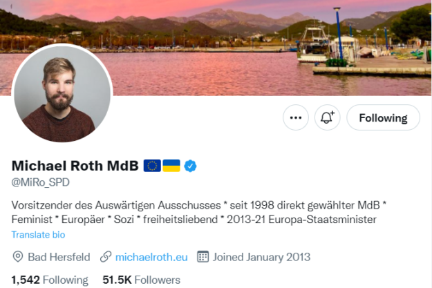 Ecoaction’s campaigner took over the Twitter account of a member of the German leading party