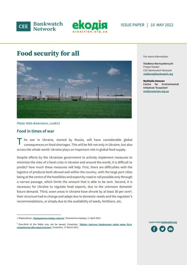 Food security for all